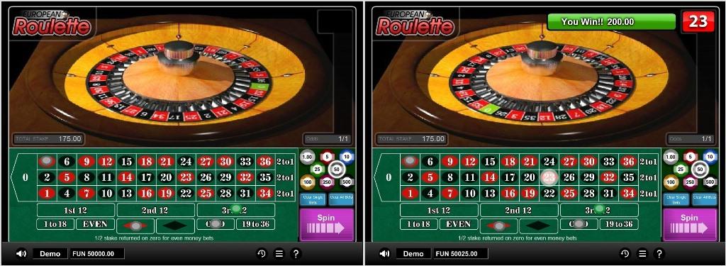 European Roulette softgamings