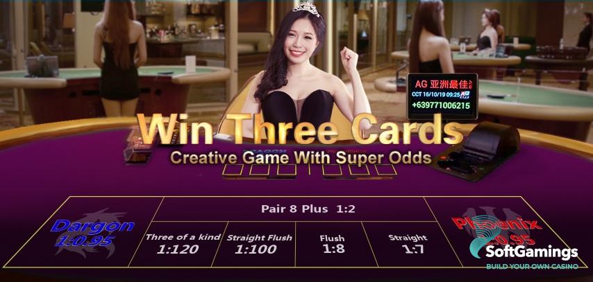 Live Win Three Cards