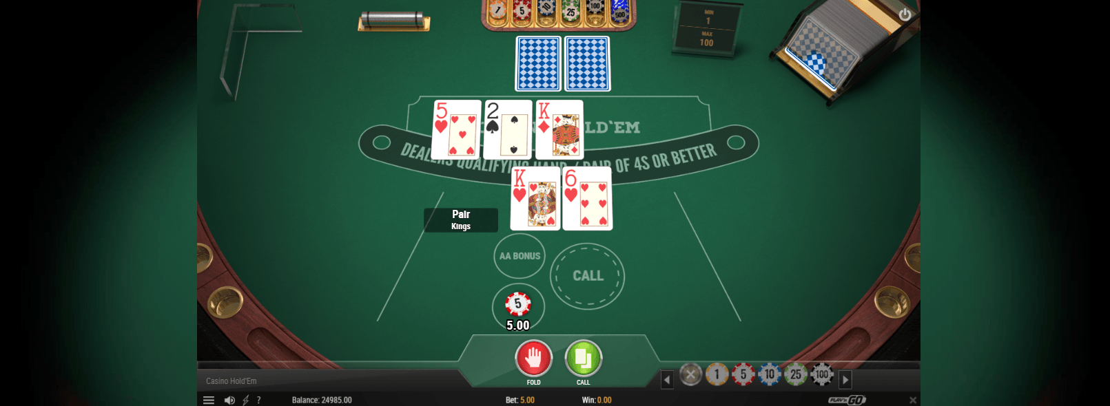 Play'n Go Casino Holdem