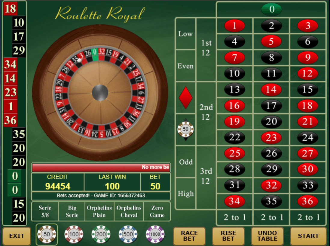 amatic Roulette Royal